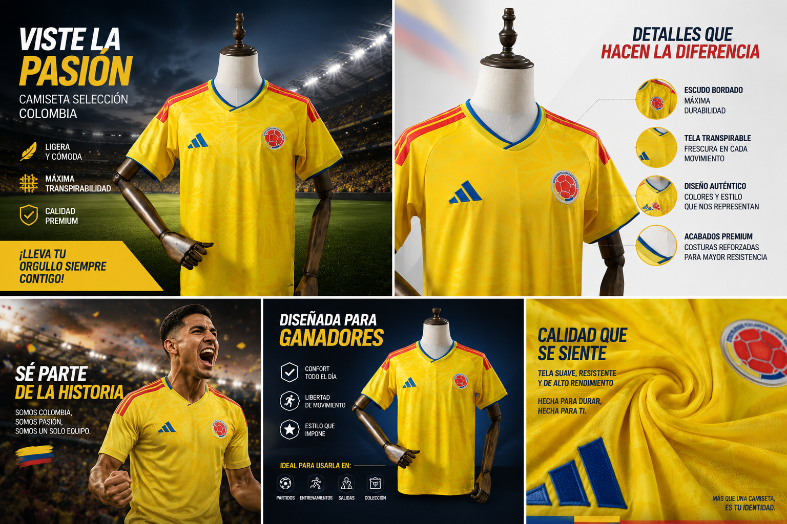 CAMISA DE COLOMBIA EDICION GABO
